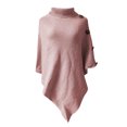 thumbnail image 4 of Kcodviy Chandails à Capuche pour Femmes, Couleur Unie, Col Montant, Chandail Cape, Chandail à Boutons, Chandail en Molleton pour Hommes, Manteau Châle, 4 of 4