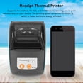 thumbnail image 4 of Receipt Thermal Printer, Portable  DC7.4V Receipt Printer Clear Strong Compatibility  For Clothing Industry, 4 of 8