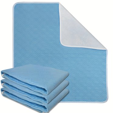LEEYNEER Washable Bed Pads - Waterproof  34*36” Large  Heavy-Duty Absorbent  Multi-Scenario Leakproof Protection for Adults  Pets  Seniors