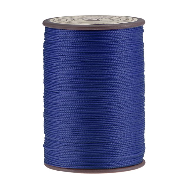 Unique Bargains Fil Ciré en Polyester Bleu Foncé, 175 Verges