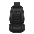 thumbnail image 3 of Maidao Car Seat Covers for FIAT for Panda 2011-Present 5 Seats Front Rear Cushion Protector with Headrest Black, 3 of 7