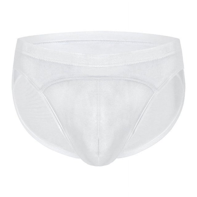 Mens Fashion Thin Mesh Translucent Simple And Comfortable Breathable Underwear