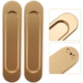 thumbnail image 3 of Shisuyan 2 pcs Oval Sliding Door Pulls Sliding Barn Door Handles Metal Sliding Door Handles, 3 of 9