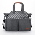 thumbnail image 2 of CTIRCHIU Diaper Tote Bag in Grey for Traveling with Elegant Style 1Pcs, 2 of 6
