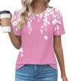 thumbnail image 2 of Birdeem Womens Round Neck Fashionable Casual Short Sleeved Spring/Summer Top, 2 of 12