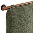 thumbnail image 4 of Modway Anela Wall-Mounted Chenille Upholstered Queen Headboard in Sage Walnut, 4 of 8