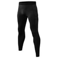 thumbnail image 3 of RKSTN Compression Pants Men Solid Color High Waist Athletic Yoga Base Layer Leggings with Pockets for Sports Running Basketball, 3 of 10