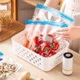 thumbnail image 2 of Reusable Vacuum Seal Bags Sealer Food Saver Storage Bag Electric Vaccum Pump Set, 2 of 4