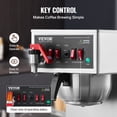 thumbnail image 4 of 12 Cups Commercial Drip Coffee Maker with 3 Glass Carafes and 3 Warmers Office, 4 of 9