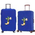 thumbnail image 1 of Luggage Cover Travel Suitcase Protective Cover for Trunk Case 18 ''-28 '' Foldable Elastic Suitcase Cover Floral Lettern Pattern 8floral J M, 1 of 6