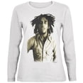thumbnail image 1 of Bob Marley - T-Shirt Blanc à Manches Longues pour Juniors avec Sépia, 1 of 1