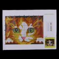 thumbnail image 4 of 20" by 14" Decorative Cat Latch Hook Kits Embroidery DIY Cushion Carpet, 4 of 8