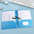 thumbnail image 2 of File Folders Letter Size,Folders for Documents Plastic Folders with Pockets Heavy Duty Pocket Folders Letter Size File Folders for Documents Office School Folders with Pockets, 2 of 5
