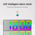 thumbnail image 4 of Réveil Numérique avec Alarme LED Chambre Réveils Luminosité Snooze USB Plug Ou Alimenté par Batterie (Ne Comprend Pas), 4 of 7