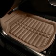 thumbnail image 2 of FH Group PU Leather Floor Mats for Auto Car SUV Van Deep Tray Waterproof - Beige, 2 of 6