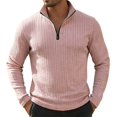 thumbnail image 1 of Men's Zipper Front Sweatshirt Jacket with Embroidered Detail for Everyday Casual Comfort and Versatile Fall Styling, 1 of 4
