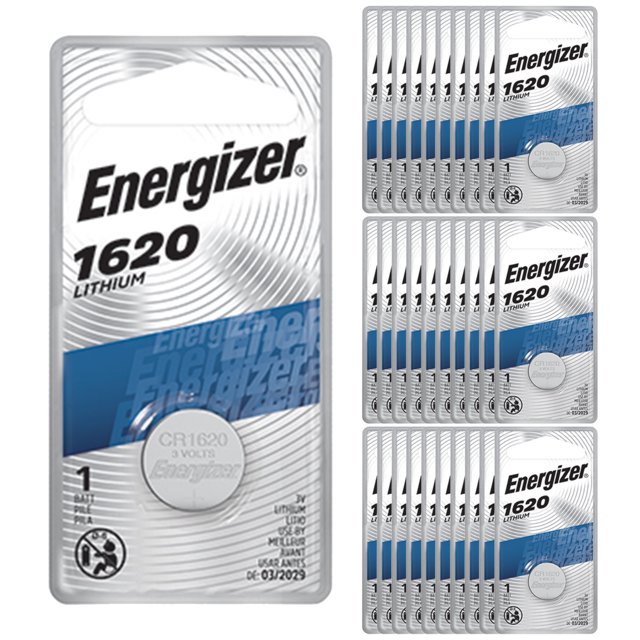 Energizer CR1620 3V Lithium Coin Cell Battery (72 Pack)