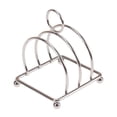 thumbnail image 1 of GROWTH TANK Stainless Steel Toast Rack Compact Countertop Household Serving 3 Slice Slot silver, 1 of 9