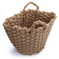 thumbnail image 1 of Truu Design Chunky Braided Jute Storage Basket, 1 of 6