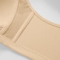 thumbnail image 4 of Sentmoon Nursing Bras for Breastfeeding No Underwire Push up Seamless Bras for Women Adjustable Strap Full Coverage Front Closure Breathable Oversize Solid Everyday Bras for Home Leisure Beige XL, 4 of 5