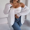 thumbnail image 3 of MesaSe Womens Open Front Knit Cardigan Long Sleeve Solid Color Pocket Sweater Loose Fall Tops S, 3 of 7
