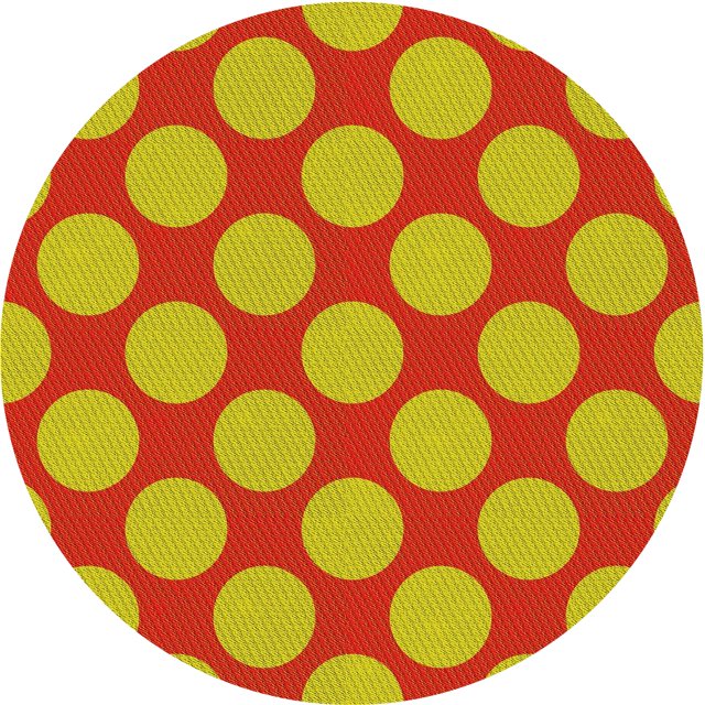 Ahgly Company Machine Washable Indoor Square Transitional Neon Red Area Rugs, 3' Square