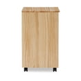 thumbnail image 4 of Craydon Six-Drawer Rolling Storage Cart, Natural, 4 of 9