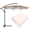 thumbnail image 2 of Miangastore 1 Pce Auvent de Parasol de Plage Protection UV Auvent Parasol d'Extérieur Sans Support (Beige), 2 of 8