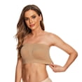 thumbnail image 2 of Eyewear Storage 38hh Strapless Bra Womens Non Padded Bandeau Bra Wire Strapless Convertible Bralettes Basic Layer Top Bra, 2 of 9