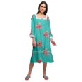 thumbnail image 1 of Moomaya Chemise de Nuit Évasée en Coton pour Femmes, 1 of 6