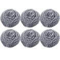 thumbnail image 3 of CHUANK Household Stainless Steel Pot Pan Scrubber Cleaning Ball Tool-6Pcs, 3 of 9