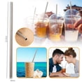 thumbnail image 2 of Bovemsi Straws Strawssliver Heart-shaped Cola Tea Drink Kitchen，Dining & Bar, 2 of 9
