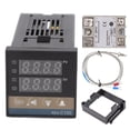 thumbnail image 2 of Tapis de Chaleur de Semis avec Thermostat Numérique Combo Set, Régulateur de Température Thermostat Numérique PID Long 100V 240V et 3.3ft M6 Impérial K Type Module Relais Thermocouple, 2 of 8