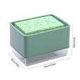 thumbnail image 3 of Kitchen Soap Dispenser with Sponge Holder and Drain Pan – 350 mL Automatic Liquid Dispenser for Sink, ABS Material, Transparent Container, 3 of 9