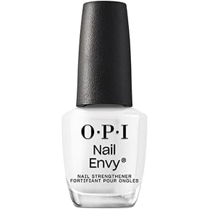 OPI Nail Envy, Nail Strengthening Treatment with Tri-Flex Technology, Stronger Nails in 1 Week, Vegan Formula, Opaque Soft White Crème Finish, Alpine Snow, 0.5 fl oz