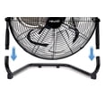 thumbnail image 4 of NewAir WindPro18F 18-inch High Velocity Portable Floor Fan, Black, 4 of 4