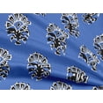 thumbnail image 5 of oneOone Rayon Blue Fabric Block Fabric For Sewing Printed Craft Fabric By The Yard 56 Inch Wide, 5 of 5