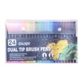 thumbnail image 2 of Chmadoxn Home Office Furniture 120ml Large Capacity Double Ended Watercolor Pen Set For Children Washable Non Staining Colored Marker For Doodling And Cartoons Outlining PlasticWatercolor marker, 2 of 7