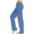 thumbnail image 2 of FAIWAD Pantalon de Pyjama Femme Décontracté Confortable Ample Pantalon de Maison Extensible à Cordon Bas de Pyjama Pantalon Tenue d'Intérieur, 2 of 5
