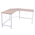 thumbnail image 2 of Bureau d'Ordinateur Style Minimaliste Moderne en Forme de L, Bureau d'Étude Adapté pour Bureau à Domicile, 2 of 8
