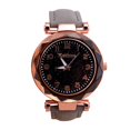 thumbnail image 3 of Montre à Quartz Mode Décontractée pour Femmes Cadran Scintillant Ciel Bracelet en Cuir, 3 of 8