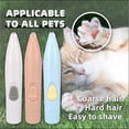 thumbnail image 3 of Electric Pet Clippers Cats Dog Foot Hair Trimmer Pet Paw Hair Clipper Shaver Grooming Machine With LED, 3 of 6