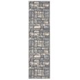 thumbnail image 4 of Ottomanson Ottohome Collection Non-Slip Rubberback Boxes Design Indoor Rug, 4 of 7