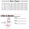 thumbnail image 3 of Bikini Swimsuits for Women 2024 Women Fashion Matching Multi-color Printed Swimsuit Tight Fitting Gathering Swimsuit Split Swimsuit Set Swimsuit Women, 3 of 8