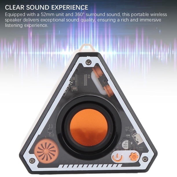 Portable Speakers, Loud Stereo Sound Mini Speaker with Colorful