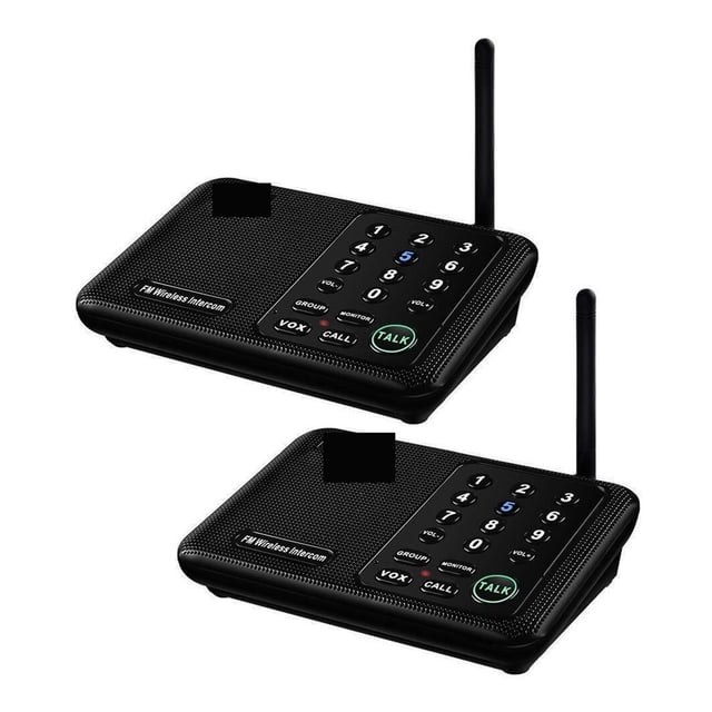 5820Feet Range FM Wireless Home Intercom System For House Business Office Room To Room Communication Intercom System
