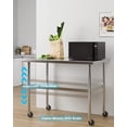 thumbnail image 2 of 30 x 24 Inches Stainless Steel Table for Prep & Work,NSF Commercial Heavy Duty Island Table with Undershelf & Caster for Kitchen, 2 of 6