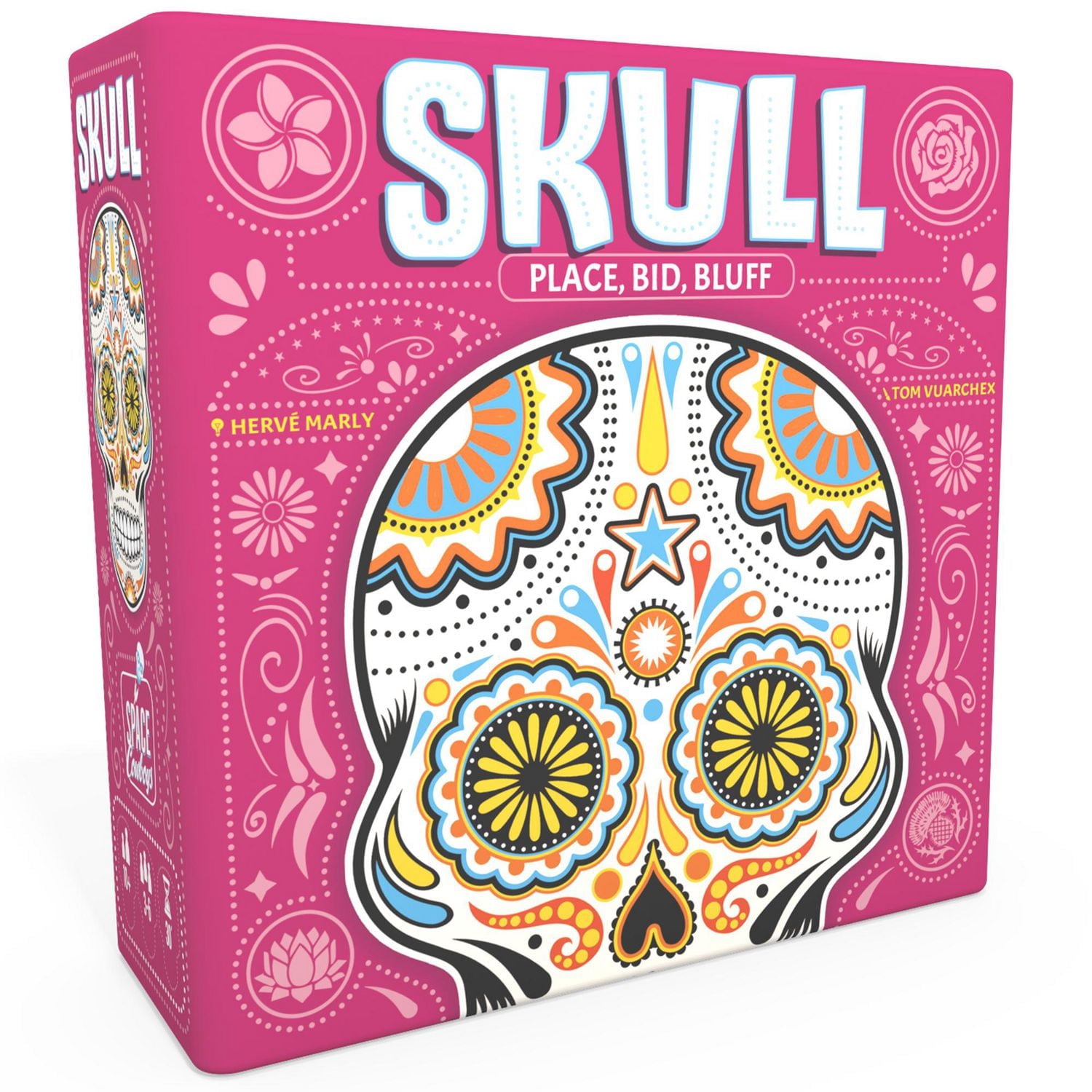 Skull - Board Game for Adults & Children from 10 years - Bluff Game & Risk Taking - 3 to 6 Players - 30 min - English and French, By Asmodee - Space Cowboys