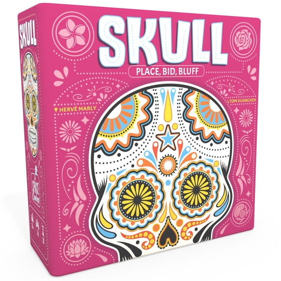 Skull - Board Game for Adults & Children from 10 years - Bluff Game & Risk Taking - 3 to 6 Players - 30 min - English and French, By Asmodee - Space Cowboys