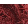 thumbnail image 1 of Ahgly Company Tapis de Zone Rectangulaire Transitionnel Rouge Bordeaux pour Intérieur, Lavable à la Machine, 7 Pieds x 9 Pieds, 1 of 7